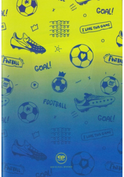 Paczka Zeszyt A5 60k kratka Coolpack Football 2T 10 SZTUK