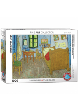 Puzzle 1000 Bedroom in Arles by Van Gogh 6000-0838