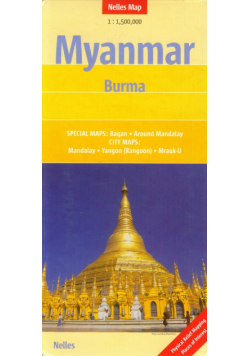 Myanmar mapa 1:1 500 000