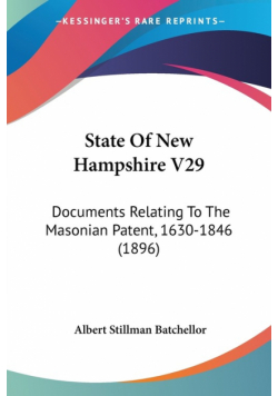 State Of New Hampshire V29