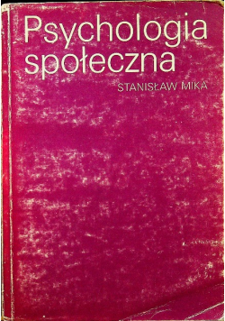 Psychologia społeczna