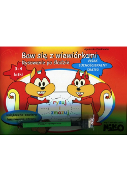 Baw się z wiewiórkami Rysowanie po śladzie