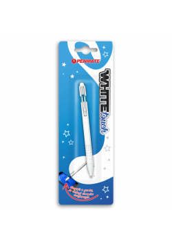 Długopis metalowy white touch Penmate blister