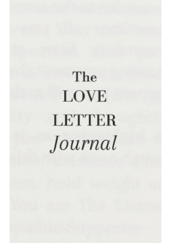 The Love Letter Journal