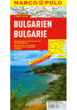 Bułgaria wersja niemiecka mapa Marco Polo