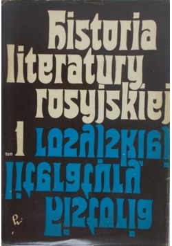 Historia literatury rosyjskiej Tom 1