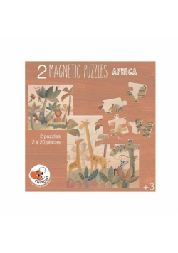 Puzzle magnetyczne Afryka