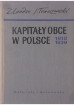 Kapitały obce w Polsce  od 1918 do 1939