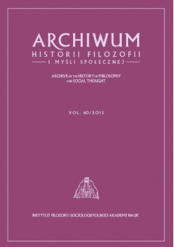 Archiwum historii filozofii i myśli