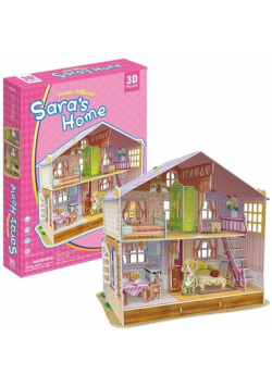 Puzzle 3D Saras Home Domek dla lalek