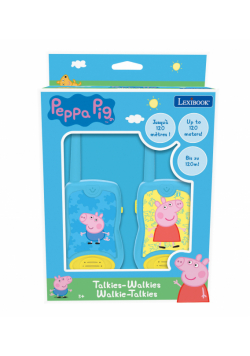 Krótkofalówki walkie talkie Świnka Peppa ze sprzączką TW12PP