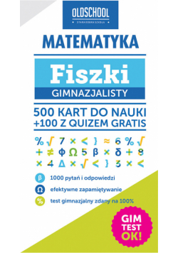 Matematyka Fiszki gimnazjalisty