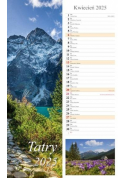 Kalendarz 2025 paskowy tatry