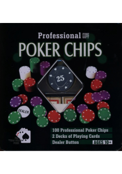 Poker zestaw 2 talie + 100 żetonów