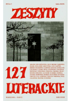 Zeszyty literackie 127/3/2014