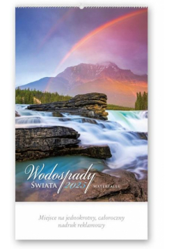 Kalendarz 2025 Reklamowy Wodospady świata