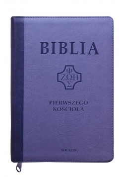 Biblia pierwszego Kościoła z paginatorami fiolet