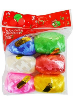 Wstążka kolorowa pastelowa 6szt