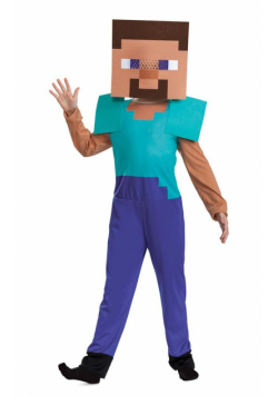 Stój dziecięcy - Minecraft Steve - rozmiar S
