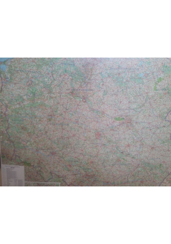 Mapa ścienna Polski 1:650000