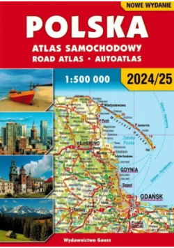 Polska. Atlas samochodowy. 1:500 000 Wyd. 2024/2025