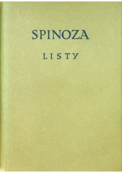 Spinoza Listy