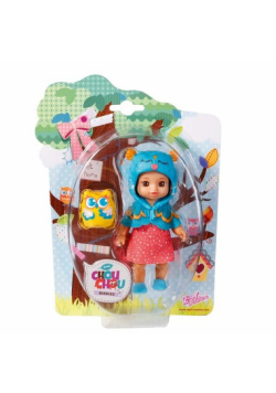 Laleczka Mini Chou Chou Birdies niebiesko-różowa