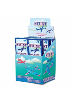 Szybujące samolociki Stunt Poly Glider display 48 sztuk