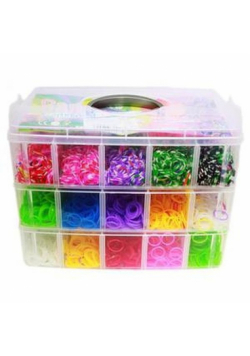 Loom Bands Zestaw gumek w kuferku 10000 sztuk