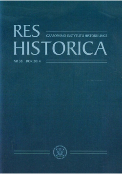 Res Historica Tom 38/2014