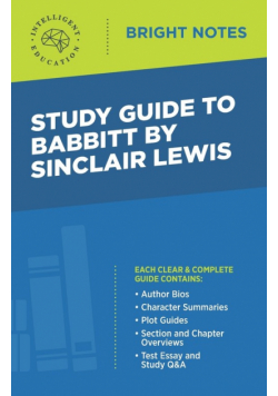 Study Guide to Babbitt by Sinclair Lewis