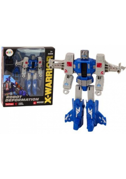 Robot-Helikopter 2w1 transformacja X-Warrior nieb