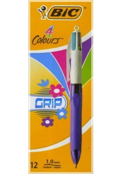 Długopis 4 Colours Grip Fashion (12szt) BIC