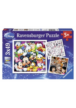 Puzzle Klasyczny Disney 3x49