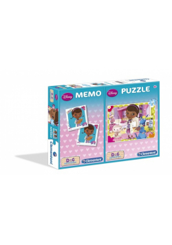 Puzzle 60 + Memo Klinika dla pluszaków