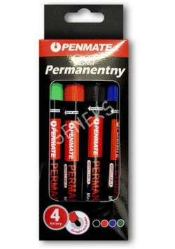 Marker permanentny PENMATE 4 kolory