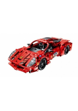 Klocki techniczne Super Car czerwony