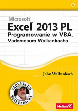 Excel 2013 PL Programowanie w VBA Vademecum a
