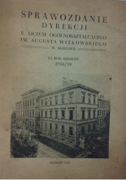Sprawozdanie dyrekcji