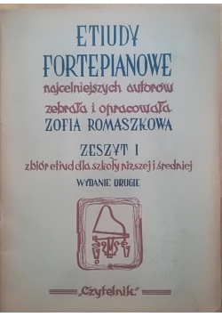 Etiudy fortepianowe najcelniejszych autorów