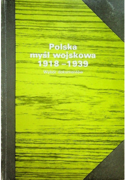 Polska myśl wojskowa 1918 1939