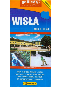 Wisła Mapa turystyczna 1:25 000