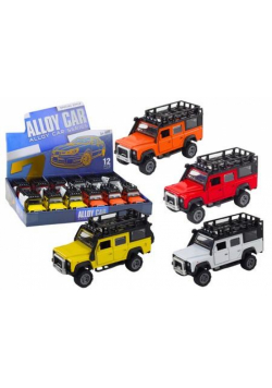 Auto terenowe 1:32 światła dźwięk napęd metal MIX