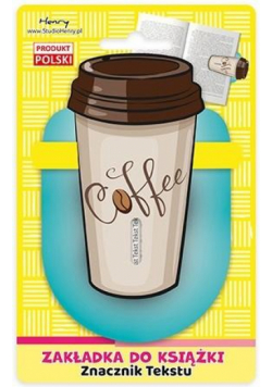 Zakładka znacznik tekstu Coffee