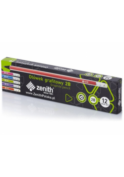 Ołówek grafitowy Zenith 2B 12 sztuk