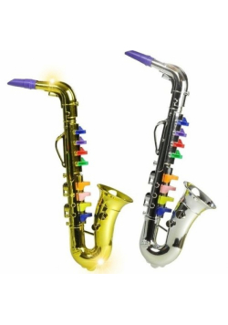 Instrument muzyczny saksofon mix kolorów