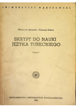 Skrypt do nauki języka Tureckiego Część 1