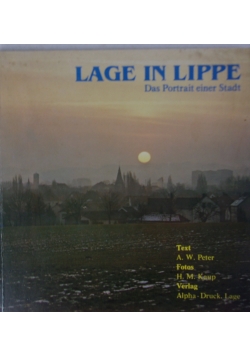 Lage in lippe das portrait einer einer Stadt