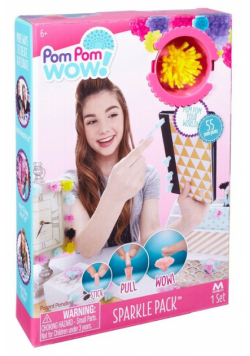 PomPom WOW! Zestaw błyszczące pompony