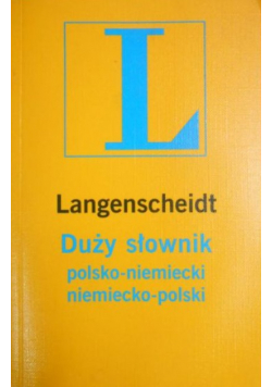Langenscheidt Duży słownik polsko niemiecki niemiecko polski